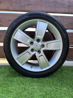 Alu kola 5x114.3 r18 s letnim pneu (kiy4) - 2