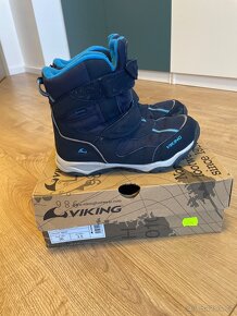 Zimní chlapecké boty Viking Bluster II GTX 36 navy - 2