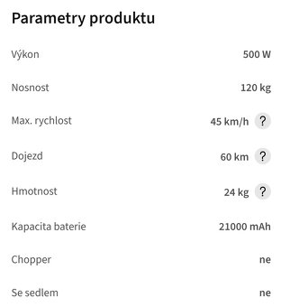Elektro koloběžka - 2