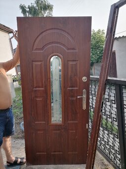 Prodám vchodové dveře 90x200,1000kč - 2