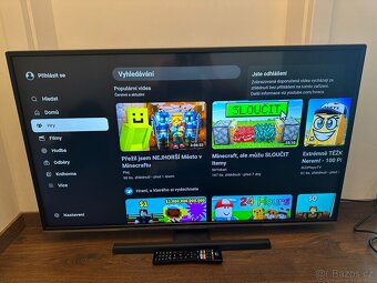 4K smart televize JVC - 108cm - wifi - 2