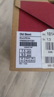 Tenisky Vans "Old Skool" vel 40 - 2