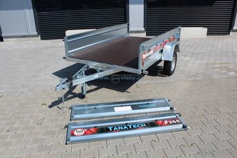 Přívěs 2,65x1,5x0,39m 750kg sklopný,kolečko LDR098 - 2