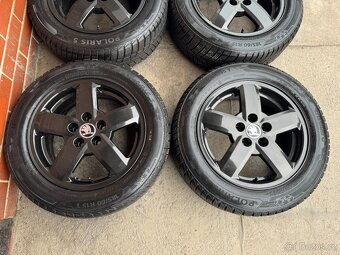 Alu 15" 5x100, škoda TRITON BLACK zimní F3, Rapid TOP - 2