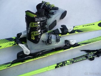 Lyže KASTLE - 130 cm + boty DALBELLO 37 eu + HOLE - set - 2