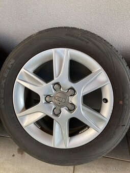Alu kola audi 5x112 R16 včetně pneu - 2