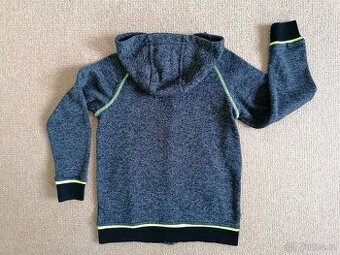 Tmavě šedá mikina na zip Yigga, vel. 134/140 - 2