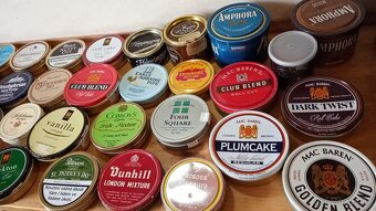 Plechovky, obaly, sáčky od tabáku, cigaret viz foto - 2