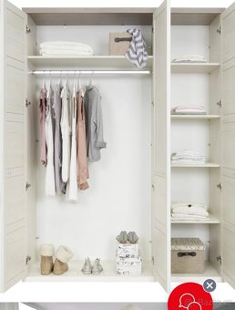 Šatní skříň se zrcadlem -NOVÁ - 2