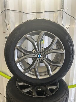 ORIGINÁLNÍ ALU KOLA BMW X6 9Jx19 ET38 + ZIMNÍ PNEU - 2