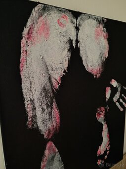 Originální abstraktní obraz – akryl, 50×60 cm - 2