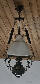 Starožitný rustikální lustr - 2