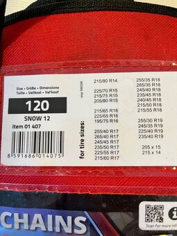 Sněžné řetězy -uplne nové - 2