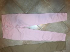 Set béžové a růžové kalhoty vel.36 - 2
