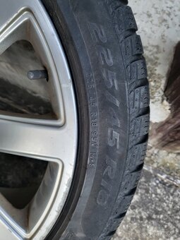 Prodám originální alu kola Audi S3/S4 8L R18 + zimní pneu - 2