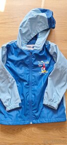 Pogumovaná bunda uvnitř fleece vel.110-116 - 2