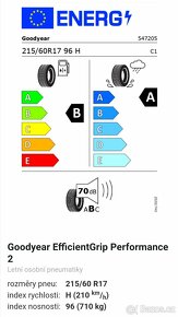 Goodyear EfficientGrip Performance 2 215/60 R17 - 2