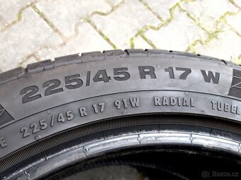 2ks letních pneu 225/45 R17 Continental - 2