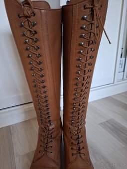 Jezdecké boty Busse Laval 39 široké lytko - 2
