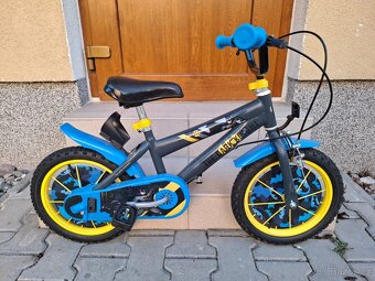 Dětské Kolo Batman 14" s přídavnými kolečky - 2