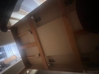 Rozkládací jídelní stůl 84x140-220cm - 2