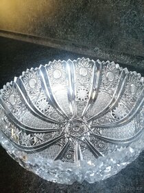 Broušená misa+6 misek.. - 2