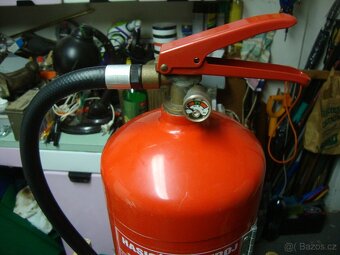 Hasící přístroj hasičák mini bar červený pěkný PC:2600Kč - 2