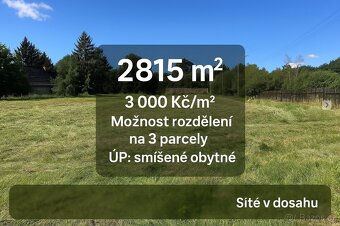 Prodej stavebního pozemku 2 815 m² – Kravaře (Opava) - 2