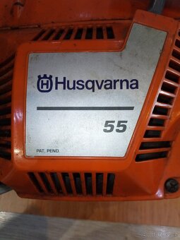 Benzínová řetězová pila Husqvarna 55. - 2