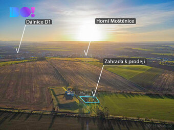 Prodej zahrady, 1058 m², Horní Moštěnice - 2