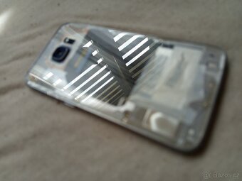 Samsung Galaxy S6 display top záda plast průhledný op stav - 2