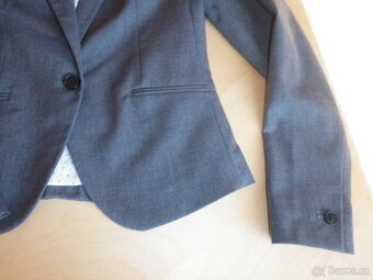 dámské šedé sako zn. H&M - vel. 36 - nové - 2
