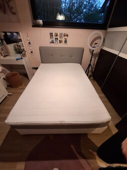 Jednolůžková čalouňená postel 140x200 - 2