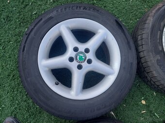 4x alu kola 5x100 +pneumatiky 15" 195x65 - 2