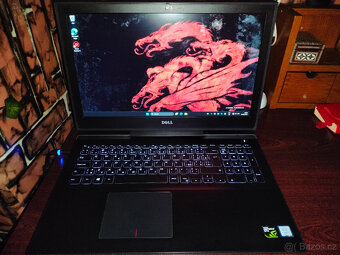 Herní Notebook Dell - i7-7700HQ, GTX 1050 Ti 4GB, 1256GB - 2