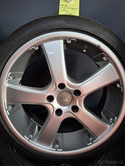 Alu kola original Audi, R18 + letní pneu 225/40 R18 - 2