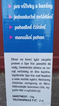 Bazénový vysavač Marimex Spa Vac + 2 ks kartuší. - 2