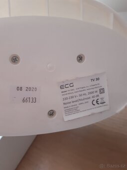 Teplovzdušný ventilátor ECG - 2