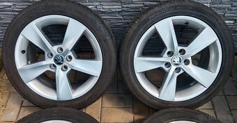 ALU SADA ŠKODA FABIA, RAPID, SCALA 16" + LETNÍ PNEU - 2