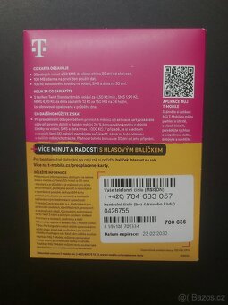 Předplacená karta Twist 50 minut A 50 SMS - 2