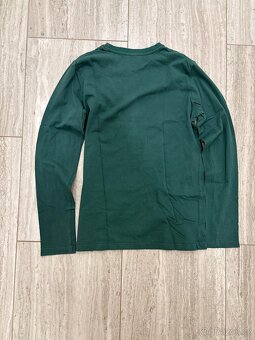 Tričko zelené chlapecké s dlouhým rukávem - 2