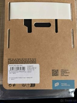 Pouzdro FIXED Posh z pravé hovězí kůže velikost 6XL černé - 2