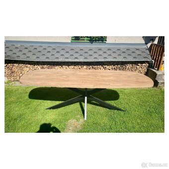 Jídelní stůl, kovové podnoží - Pavarotti 210 cm - 2