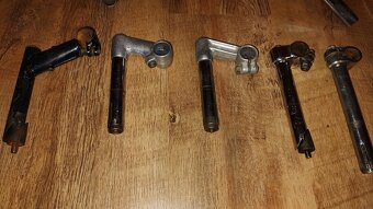 Chrom řídítka na kolo a představce - 2