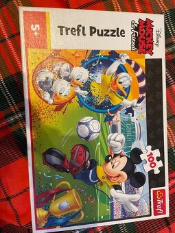 Mickey mouse plyšáci a puzzle - 2