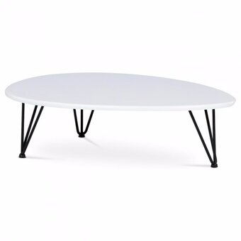 Konferenční stolek 94x69cm dekor bílá nebo dub - 2