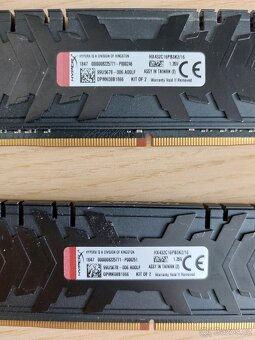 HyperX 16GB KIT DDR4 3200MHz CL16 Predator - 2