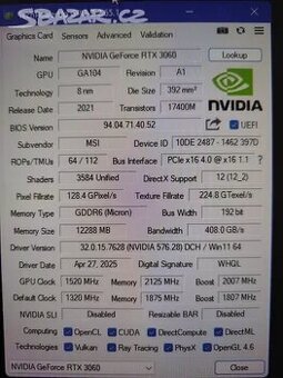 MSI GeForce RTX 3060 VENTUS 2X 12G OC - 2