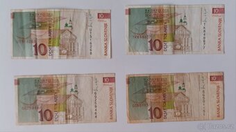 Slovinsko 10 tolarů tolarjev 1992 - 2