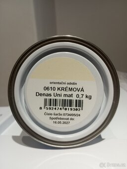 DENAS BARVA-MAT UNIVERZÁL KRÉMOVÁ - 2